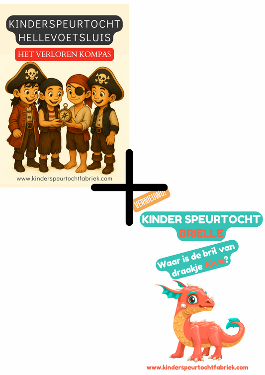 Combi Kinderspeurtochten Voorne aan Zee: Hellevoetsluis & Brielle (Digitale versies)