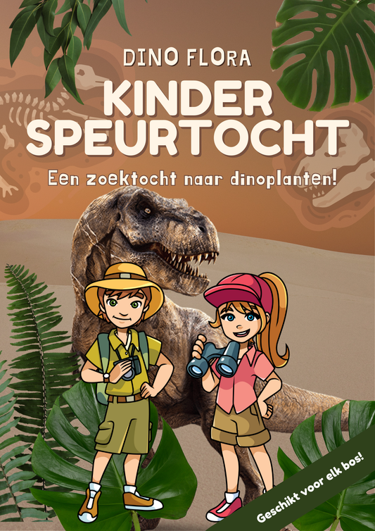 Kinderspeurtocht Dino Flora (Digitale versie)